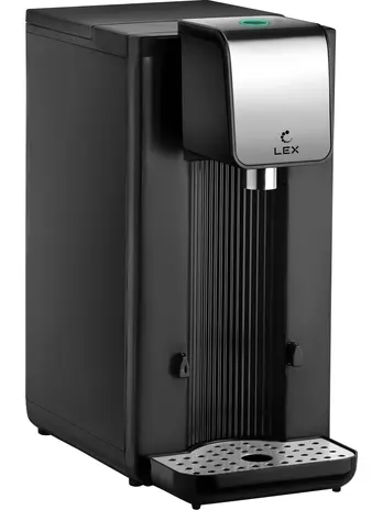 LEX LXTP 3622, термопот, 2,5 литра  (черный + брашированная сталь)