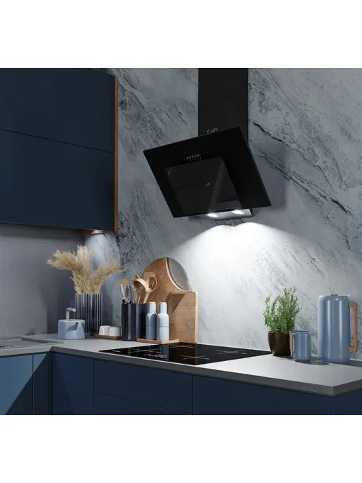 LEX META 500 BLACK вытяжка