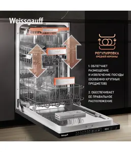 Посудомоечная машина Weissgauff BDW 4537 на скидке