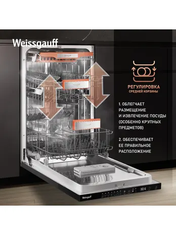 Посудомоечная машина Weissgauff BDW 4537