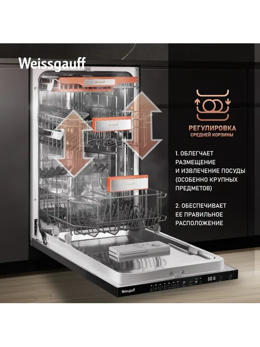 Посудомоечная машина Weissgauff BDW 4537