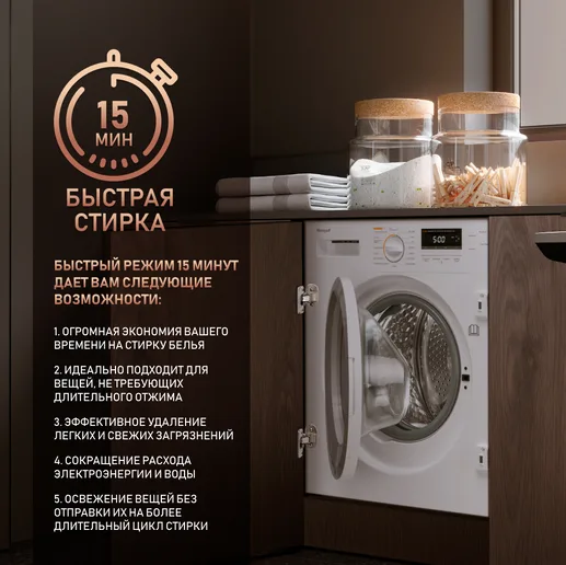 Стиральная машина Weissgauff WMDI 6148D