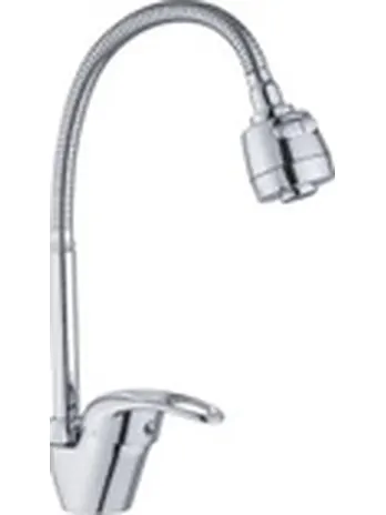 B59-028 Смеситель для кухни с высоким изливом (крепление гайка)