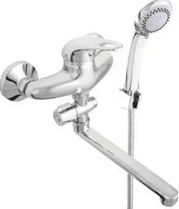 Д168-30QH Смеситель для ванны с коротким изливом на скидке