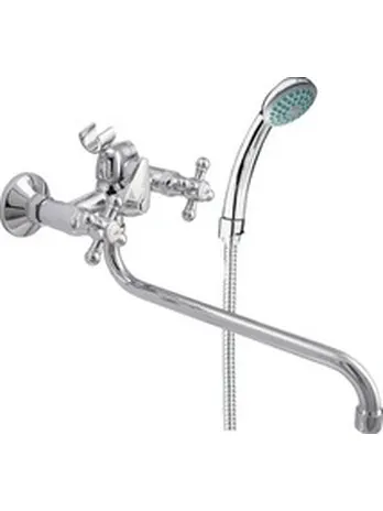 смеситель Эверест ванна D40 встроенный дивертер B22-028