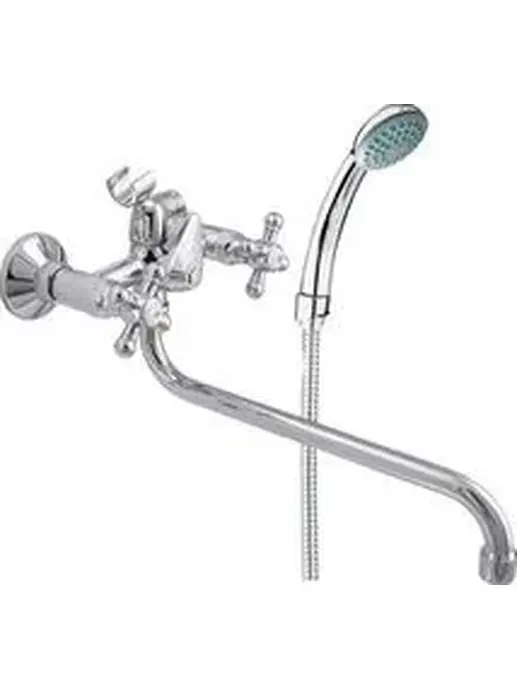 B22-071F Смеситель универсальный с круглым изливом и переключателем дл