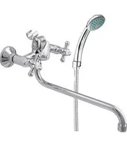 B22-071F Смеситель универсальный с круглым изливом и переключателем дл на скидке