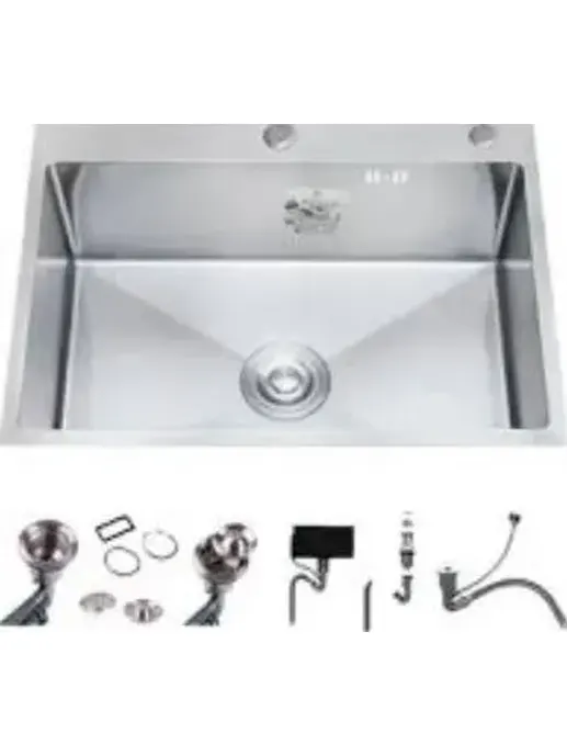 DS5040 Кухонная мойка 500*400*200mm , нержавеющая сталь с сифоном