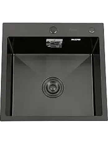 DS5040B Кухонная мойка 500*400*200mm , чёрная с сифоном
