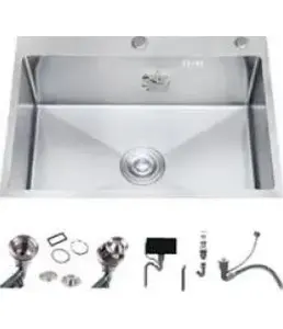 DS6050 Кухонная мойка 600*500*200mm , нержавеющая сталь с сифоном на скидке