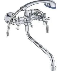 CD340-22 Смеситель CRONWIL для ванны двухвентильный, с круглым изливом на скидке