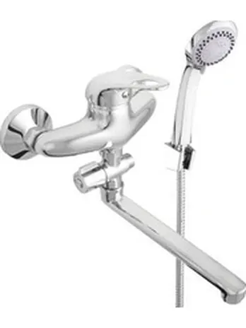 Смеситель DIADONNA универсальный с поворотным изливом 35 мм с лейкой D