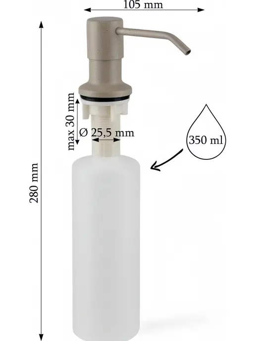 D66-1913S Дозатор для жидкого мыла
