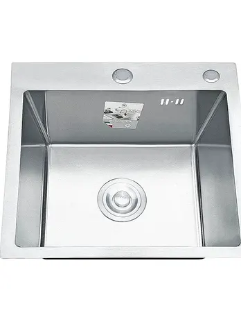 DS5050 Кухонная мойка 500*500*200mm , нержавеющая сталь с сифоном