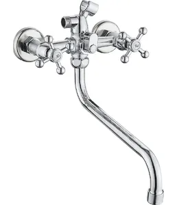 CB330-25M Смеситель CRONWIL для ванны двухвент., с круглым изл., без л на скидке