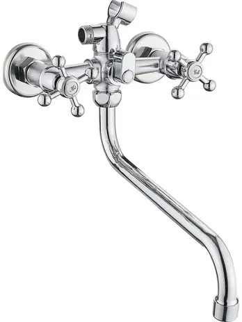 CB330-25M Смеситель CRONWIL для ванны двухвент., с круглым изл., без л