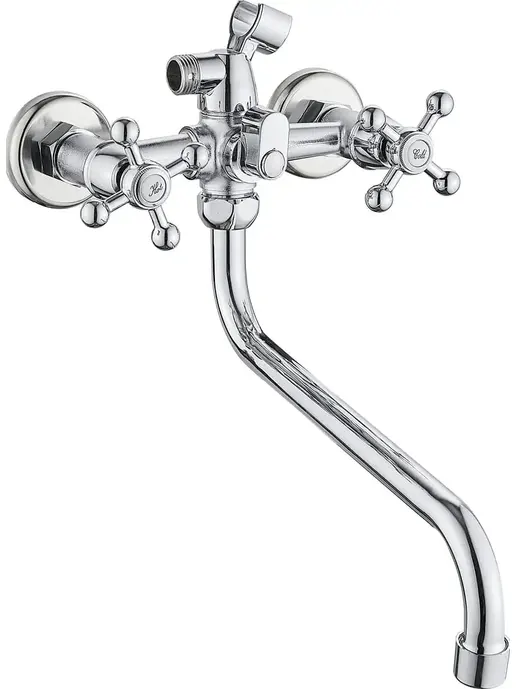 CB330-25M Смеситель CRONWIL для ванны двухвент., с круглым изл., без л