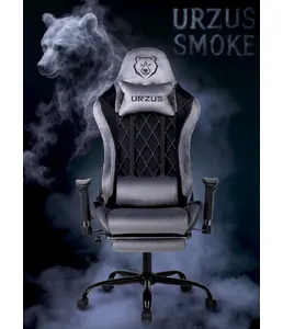 Геймерское кресло URZUS Smoke серый (UR-7351115) на скидке