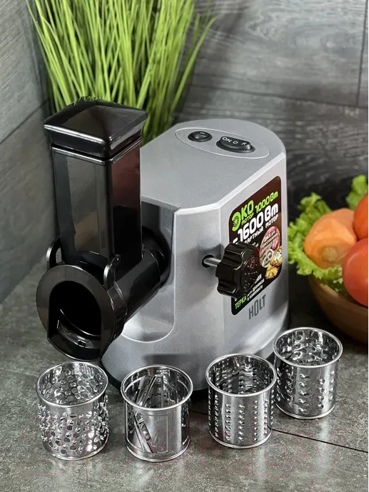 Мясорубка Holt HT-MG-007 серый/Китай//Пр-во - Китай/