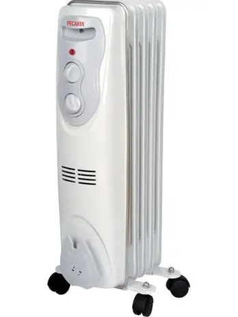 Масляный радиатор ОМ- 5Н (1 кВт) Ресанта