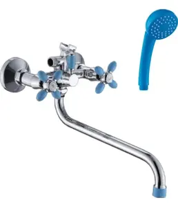 B22-071D Смеситель универсальный с круглым изливом и переключателем дл на скидке