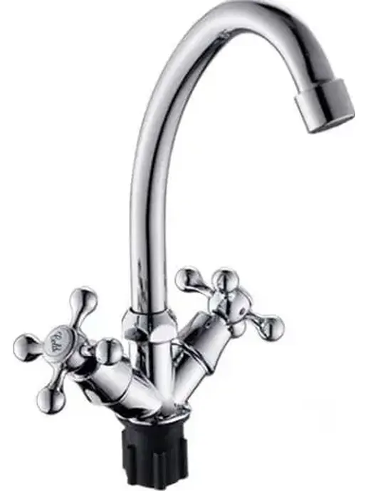 B49-065 Смеситель для кухни с высоким изливом (крепление гайка)