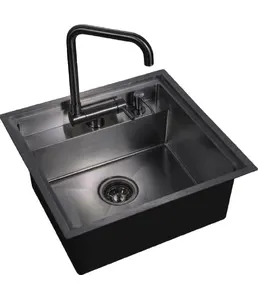 Мойка ARFEKA AF 520*490 BLACK PVD NANO на скидке