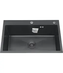 DS7050B Кухонная мойка 700*500*200mm , чёрная на скидке