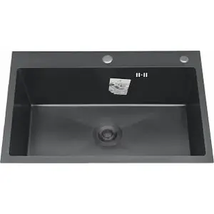 DS7050B Кухонная мойка 700*500*200mm , чёрная