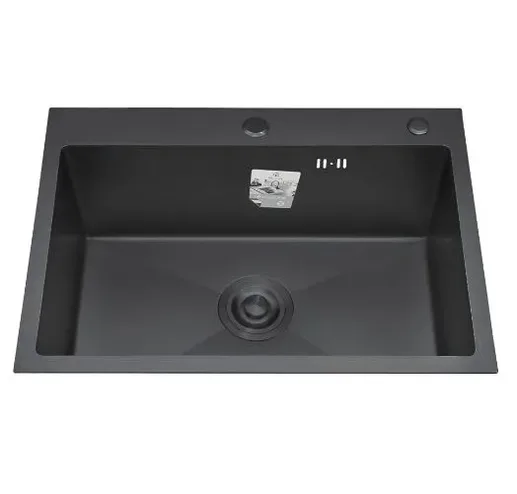 DS5050B Кухонная мойка 500*500*200mm , чёрная