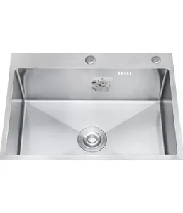 DS5040 Кухонная мойка 500*400*200mm , нержавеющая сталь с сифоном на скидке