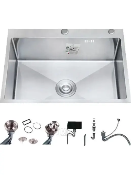 DS5040 Кухонная мойка 500*400*200mm , нержавеющая сталь с сифоном