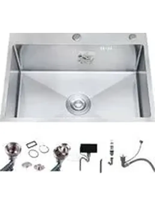 DS6050 Кухонная мойка 600*500*200mm , нержавеющая сталь с сифоном