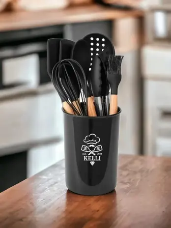 Набор кухонных принадлежностей KELLI KL-01121Черный (1х16)