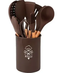 Набор кухонных принадлежностей KELLI KL-01121Шоколадный (1х16) на скидке