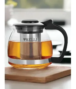 Стеклянный заварник  0.7л. KELLI KL-3085 (1x24) на скидке