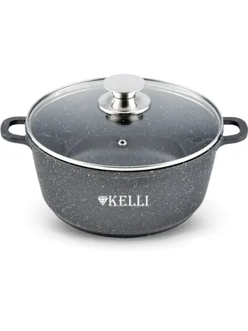 Кастрюля с мраморным покрытием 1,5л KELLI KL-4022-16 (1x6)