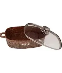 Сковорода-сотейник с гранитным покрытием KELLI KL-4059-28 (1x6) на скидке