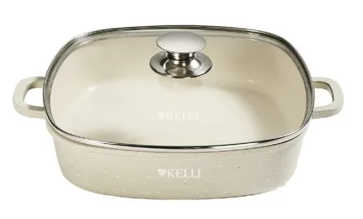 Сковорода-сотейник с гранитным покрытием 28см KELLI KL-4716-28 (1x6)