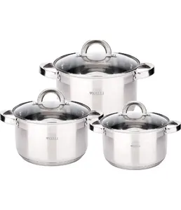 Набор Кастрюль 6 предметов KELLI KL-4726 (1х4) на скидке