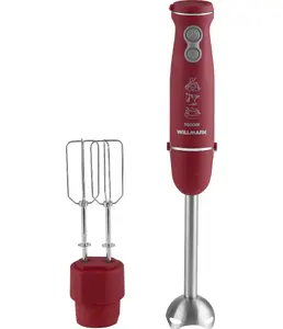 Блендер погружной WILLMARK WHB-1110RS (1000Вт, насадка миксер ,турбо к на скидке