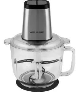 Измельчитель WILLMARK WMC-7292 (600Вт, стеклянная чаша 3л, 2 режима, 2 на скидке