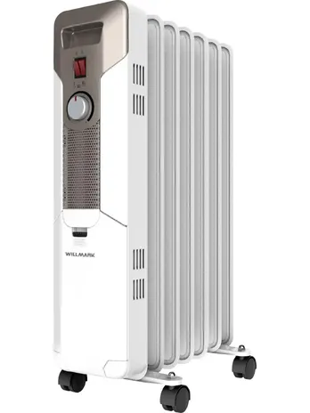 Масляный обогреватель WILLMARK WOR-2307 (1500В.,7 секц.,3 режима.,защ.