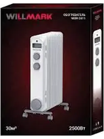 Масляный обогреватель WILLMARK WOR-2411 (2500В.,11 секц.,3 режима.,защ