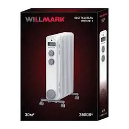 Масляный обогреватель WILLMARK WOR-2411 (2500В.,11 секц.,3 режима.,защ