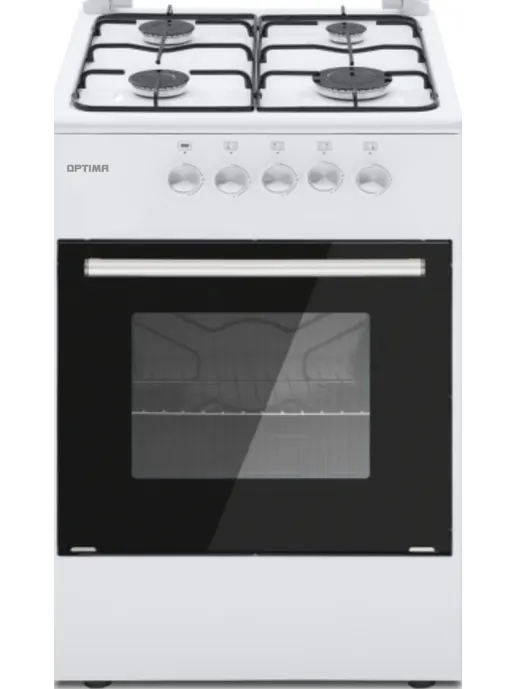 Плита газовая OPTIMA GSG-5511 (50х50,4газ.конф,газ.дух.,газ.контроль д