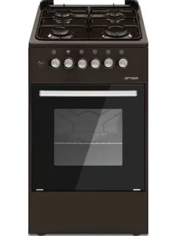 Плита комбинированная OPTIMA  CS-5512 (50*50,4газ.конф,эл.дух., электр