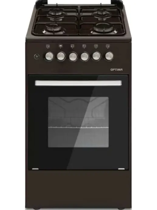 Плита комбинированная OPTIMA  CS-5512 (50*50,4газ.конф,эл.дух., электр