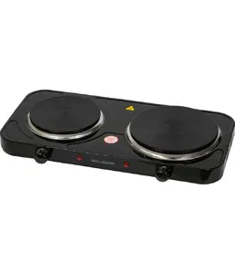 Плита элек. WILLMARK HS-215 (2 чугун конф.*155 mm/1000Вт.,185*1500Вт, на скидке