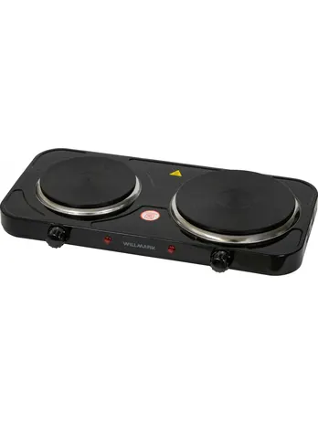 Плита элек. WILLMARK HS-215 (2 чугун конф.*155 mm/1000Вт.,185*1500Вт,
